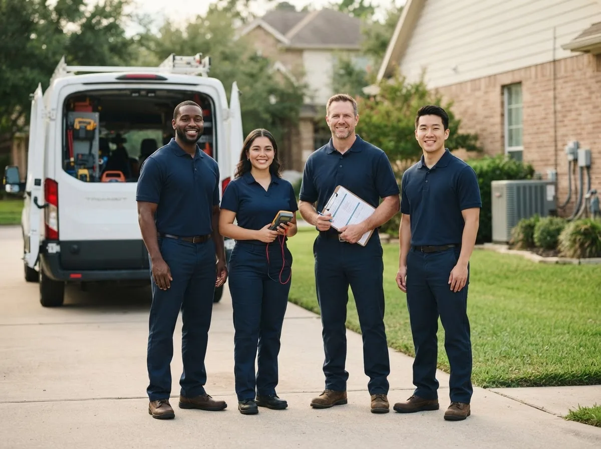 Certified HVAC technician near Caldwell, TX
